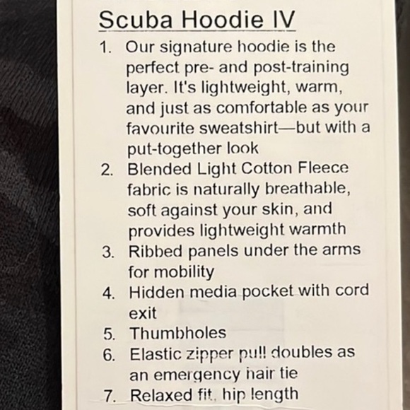 Lululemon Women’s Scuba Hoodie IV Size 2 EUC - Picture 6 of 8